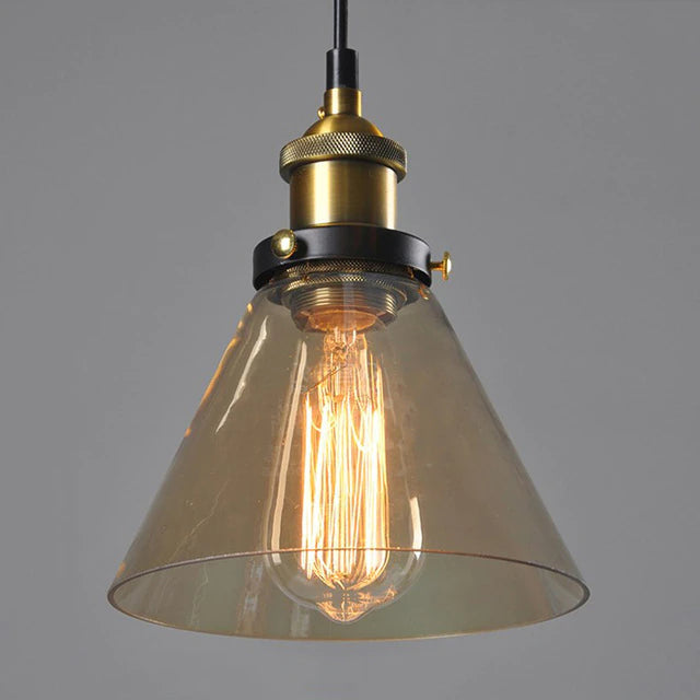 Garduru Glas-Pendelleuchte | Vintage-Stil