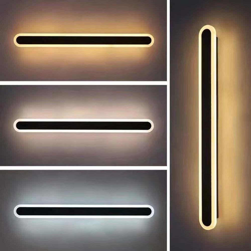 Außenwandleuchte Modern Schwarz Wasserdichte Lampe