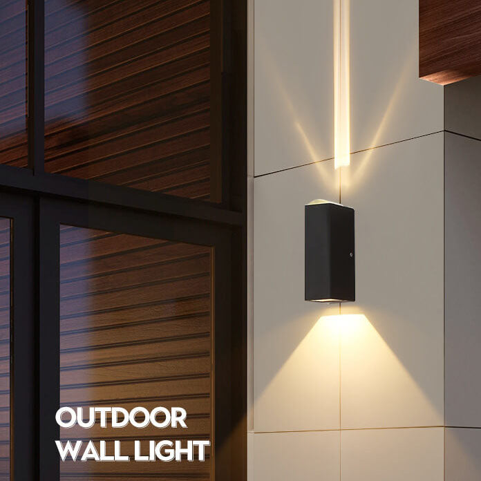 Moderne wasserdichte LED-Design-Außenwandleuchte