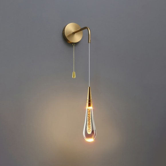 Garduru Luxus LED Wandleuchte | Teardrop Design | Dimmbar | Für Schlafzimmer & Wohnzimmer
