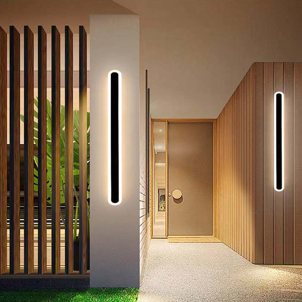Außenwandleuchte Modern Schwarz Wasserdichte Lampe