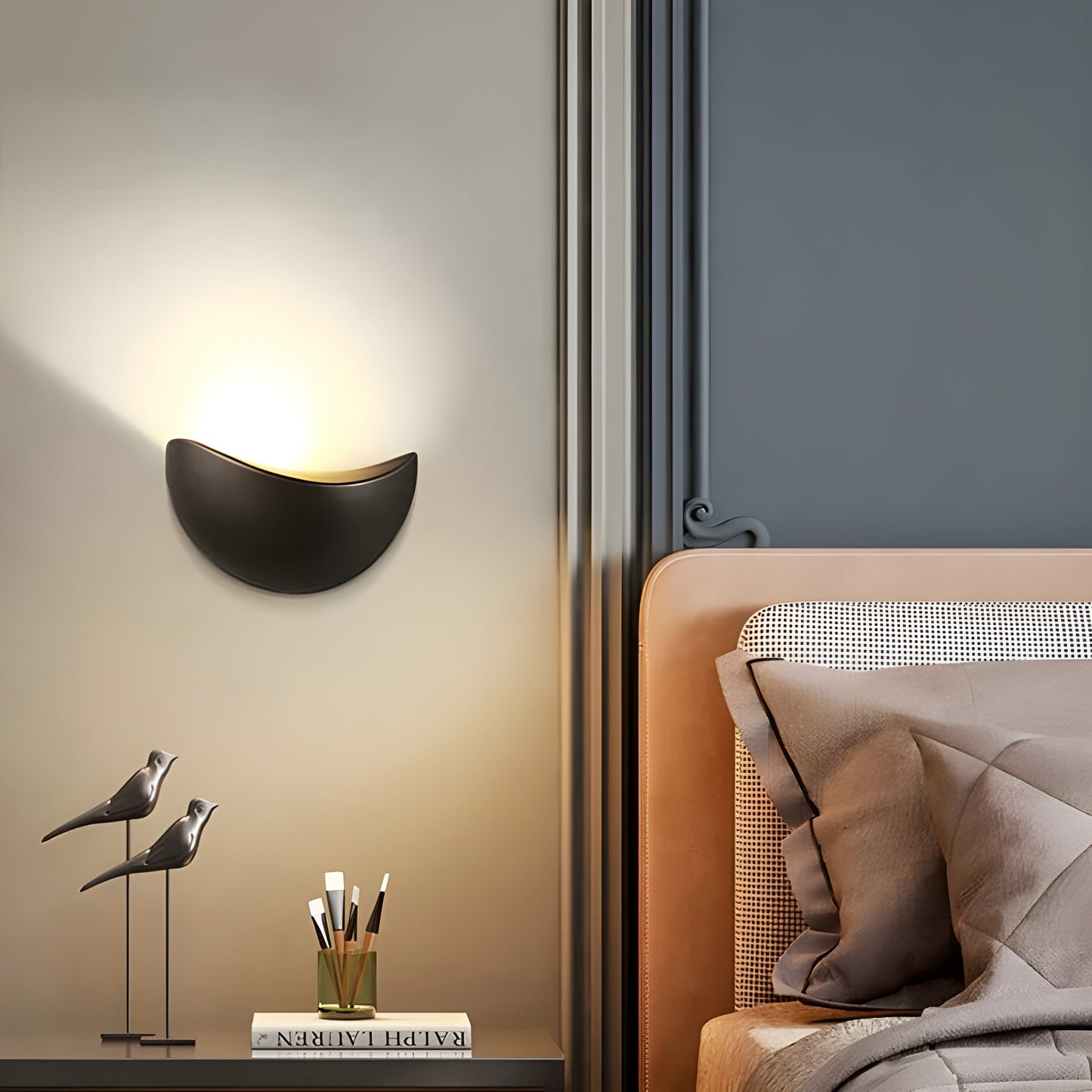 Garduru Light - Minimalistische halbkreisförmige LED-Wandleuchte