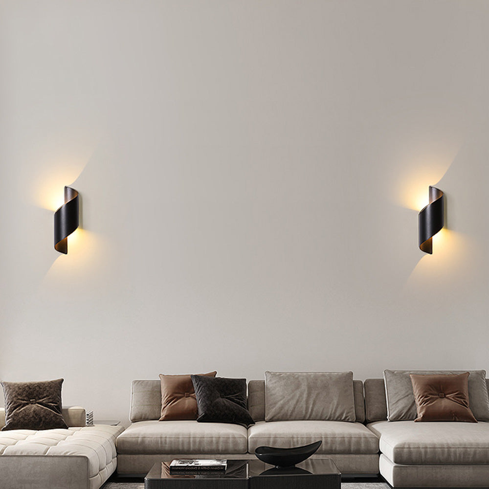 LED-Wandlampe mit minimalistischem Aluminiumdesign