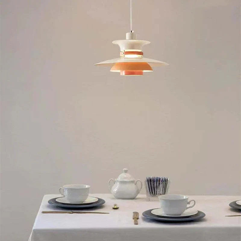 LED Hängeleuchte Morandi – Modernes Design aus farbigem Metall