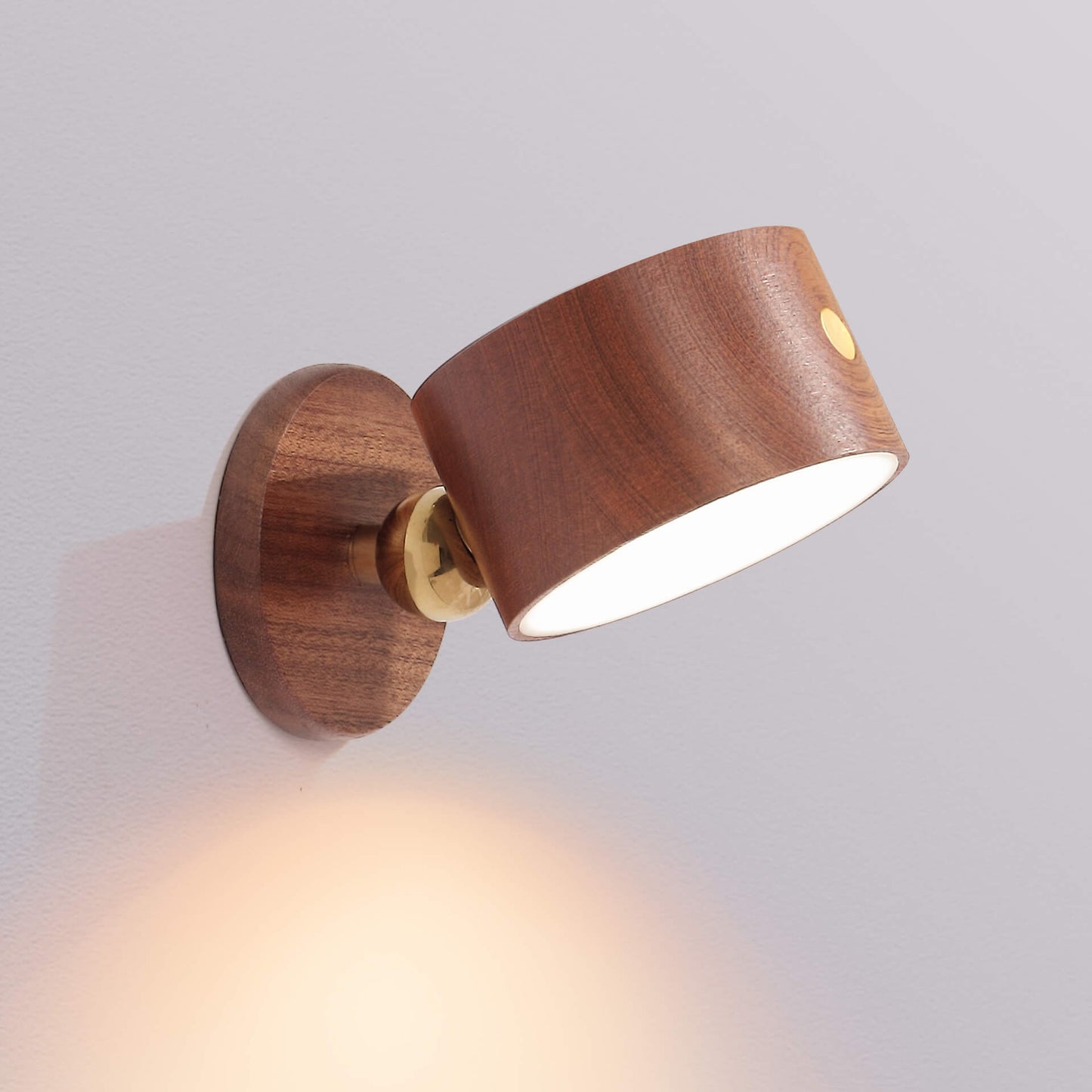Minimalistische Holz USB wiederaufladbare Touch magnetische LED Nacht Wandleuchte Lampe Licht