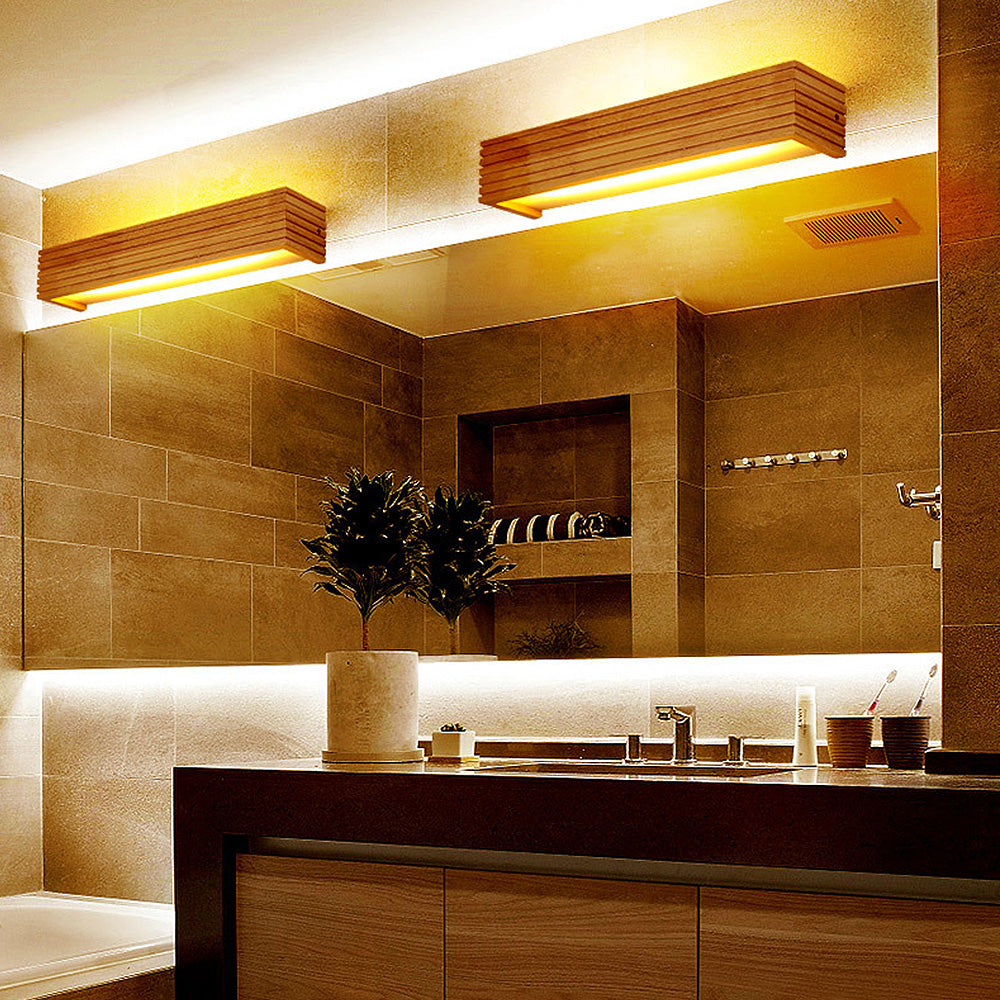 Wandleuchte Modern Holz LED Leuchte