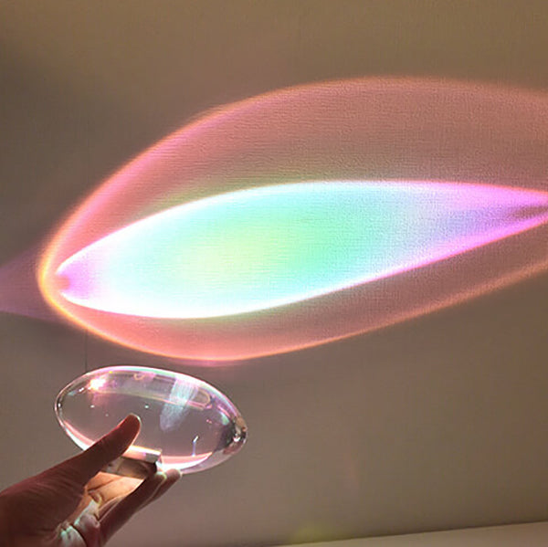 Garduru LED Tischlampe | Kreativer Kristallprojektor | Angel Eye Design | Farbwechsel + Fernbedienung