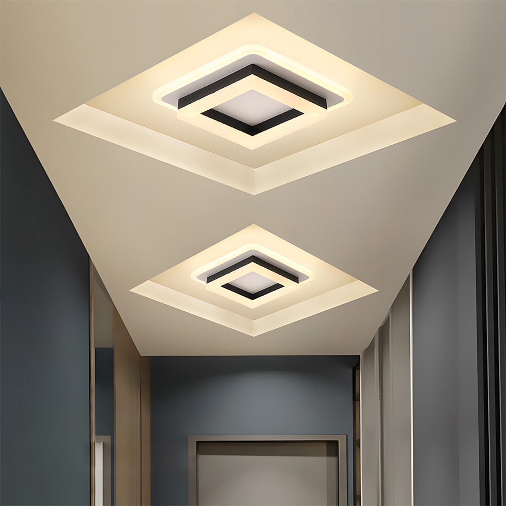 Deckenleuchte Modern Quadrat LED Einbauleuchte
