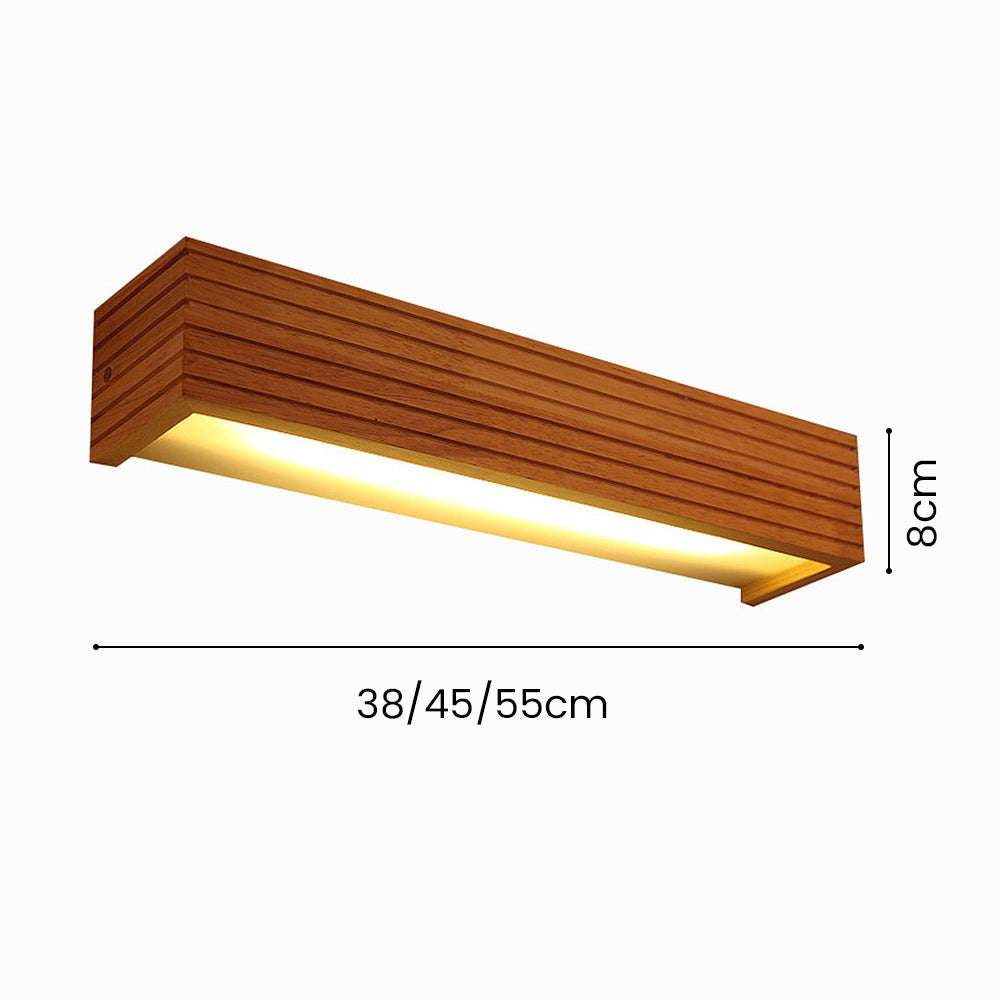 Wandleuchte Modern Holz LED Leuchte