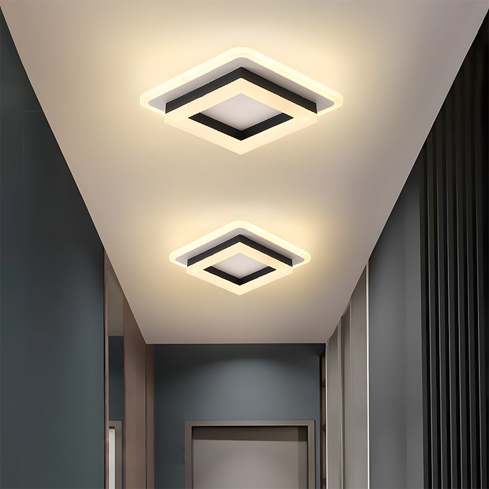 Deckenleuchte Modern Quadrat LED Einbauleuchte