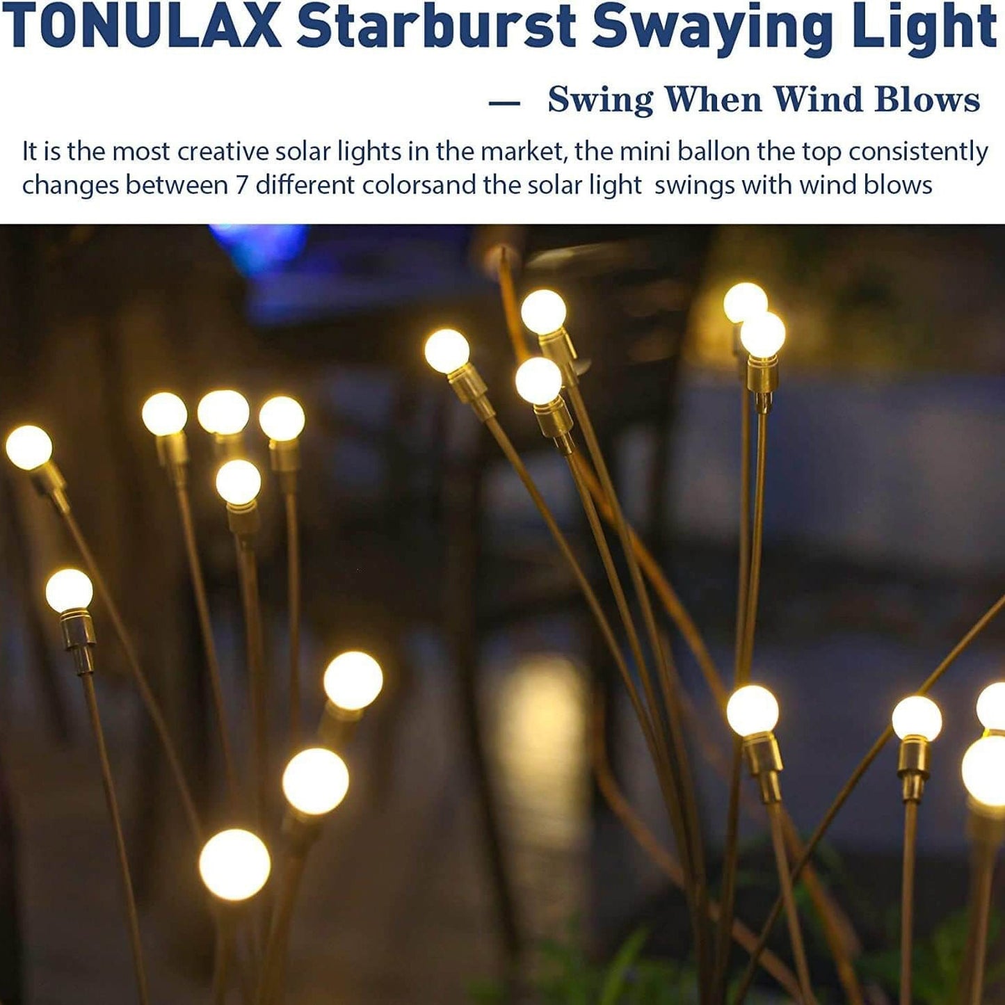 Garduru Firefly Solar LED Außenleuchte | Wasserdichte Rasenbeleuchtung | Dekorative Solar Lampe