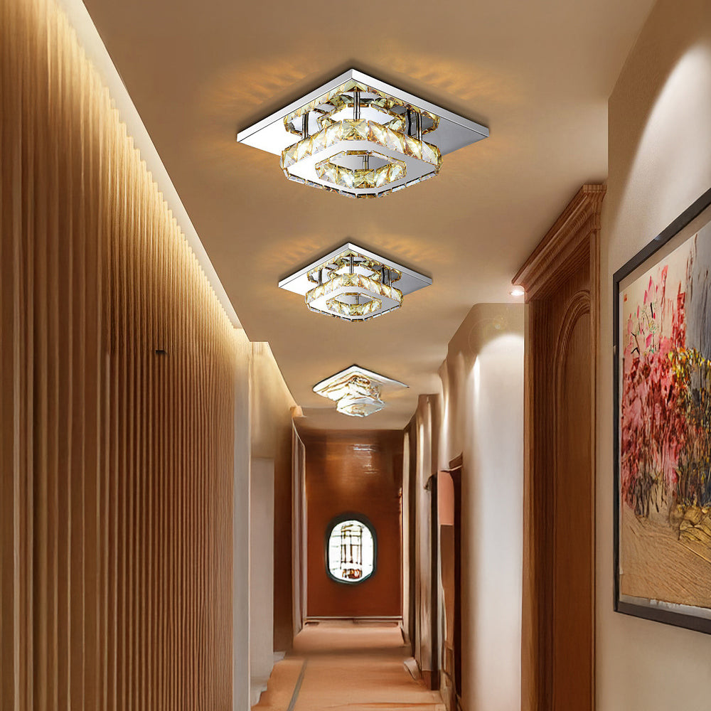 Deckenleuchte Kristall LED Modern Flush Fixture