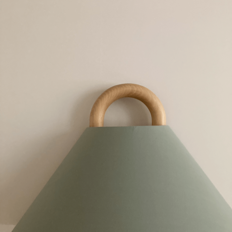 Wandleuchte Moderne Holzstoff Wandleuchte Lampe