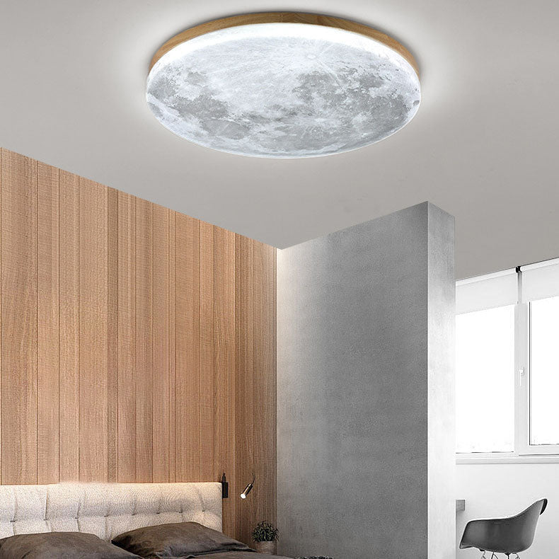 Royaleva Nordic Moon LED Deckenleuchte - Modern minimalistischer Einbau