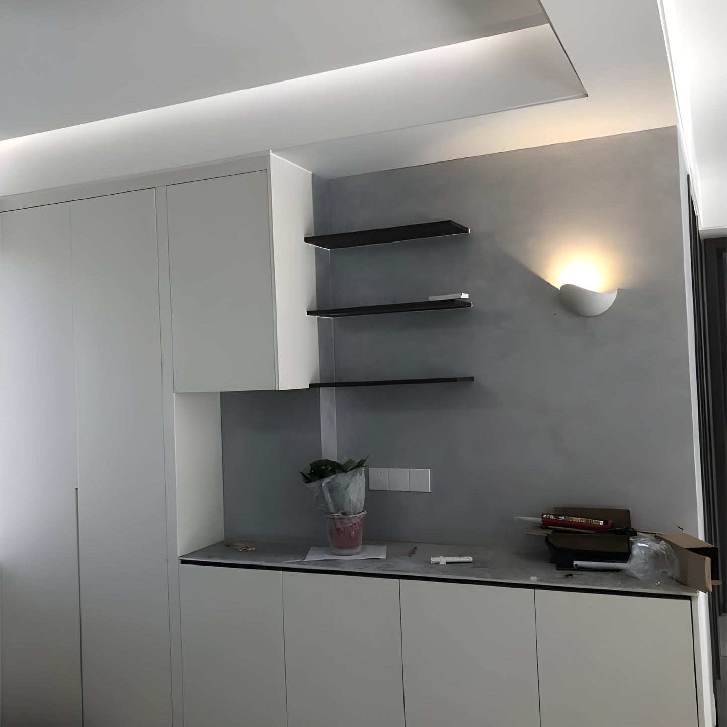Garduru Light - Minimalistische halbkreisförmige LED-Wandleuchte