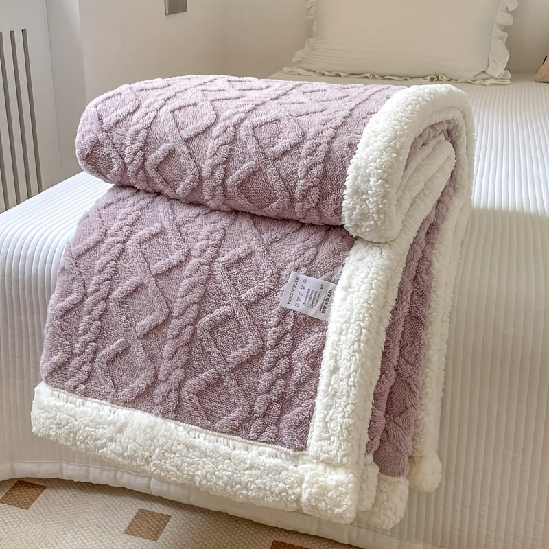 Garduru Fleece-Decke – Dicke Sofadecke für jede Jahreszeit