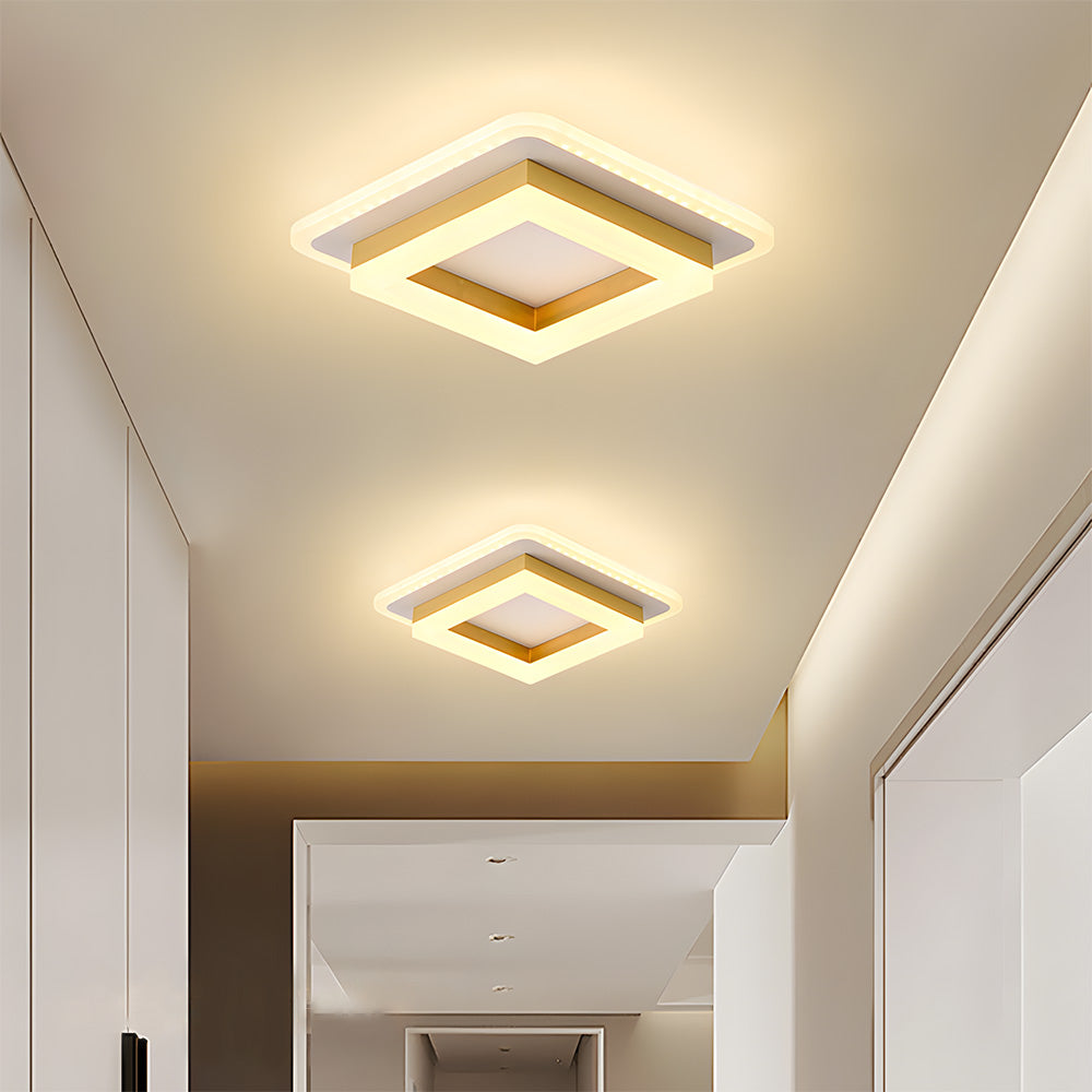 Deckenleuchte Modern Quadrat LED Einbauleuchte
