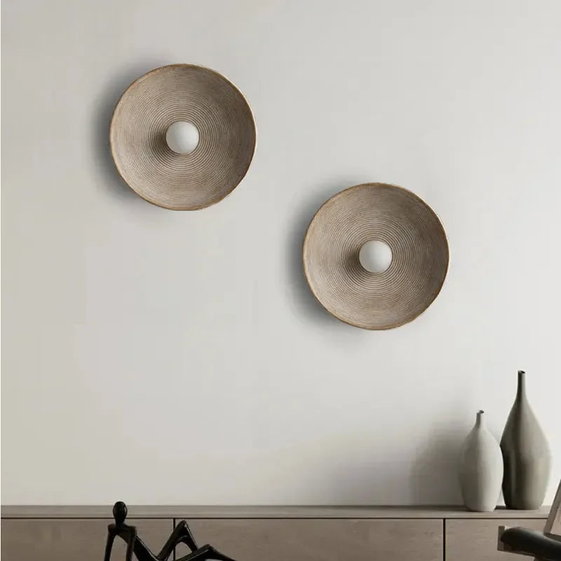 Zen-inspirierte minimalistische Wandleuchte