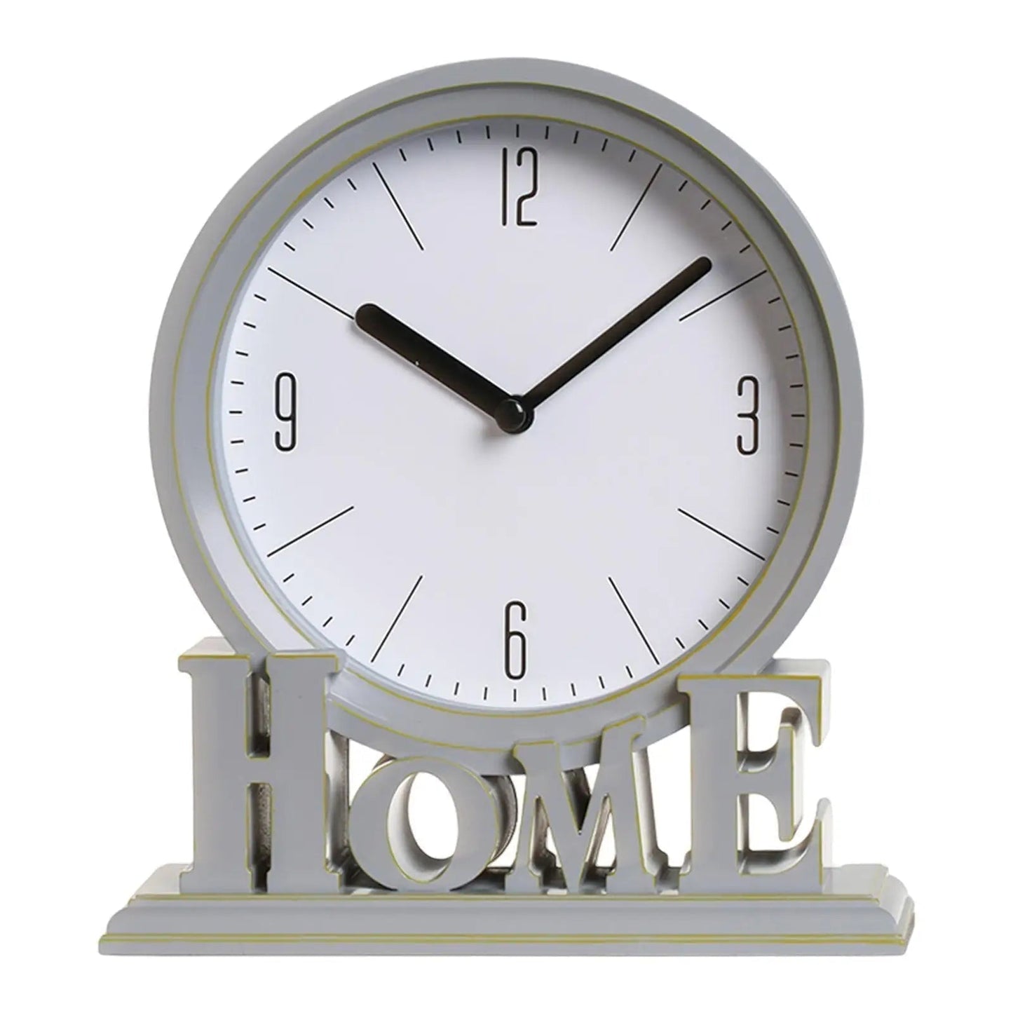 Garduru - Vintage Runde Tischuhr für Wohnzimmer & Büro