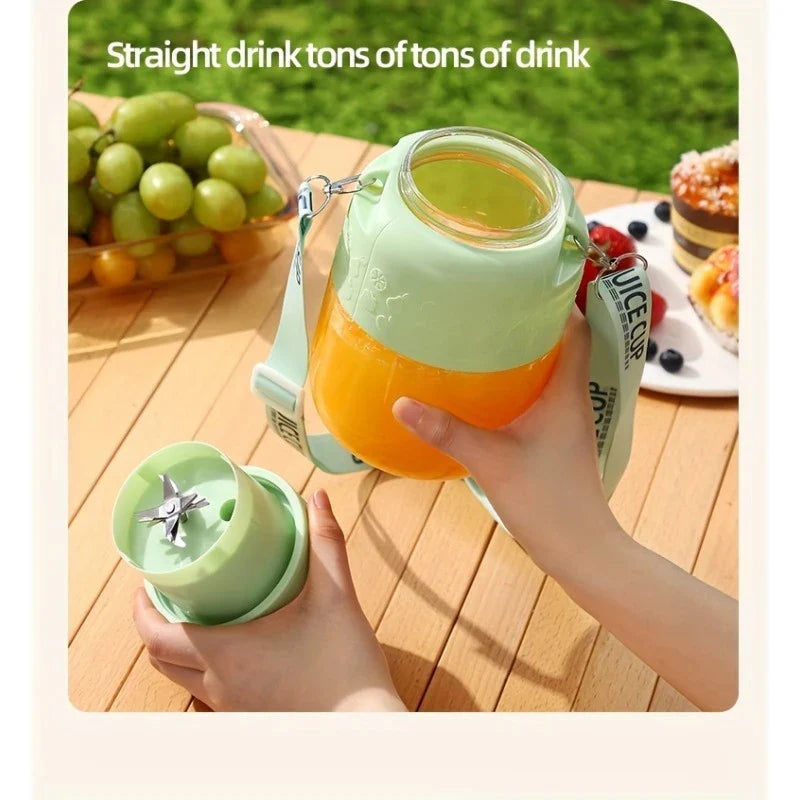 2in1 Flaschen Mixer mit Trinkhalm 800ml - Perfekt für Unterwegs!