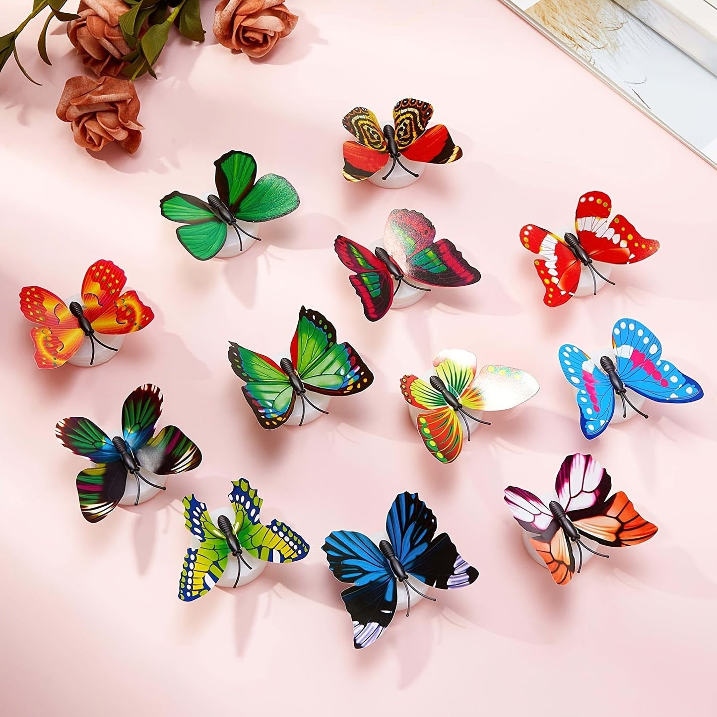 LumiFly 3D LED Lampen – Magische Schmetterlings-Stimmungsbeleuchtung