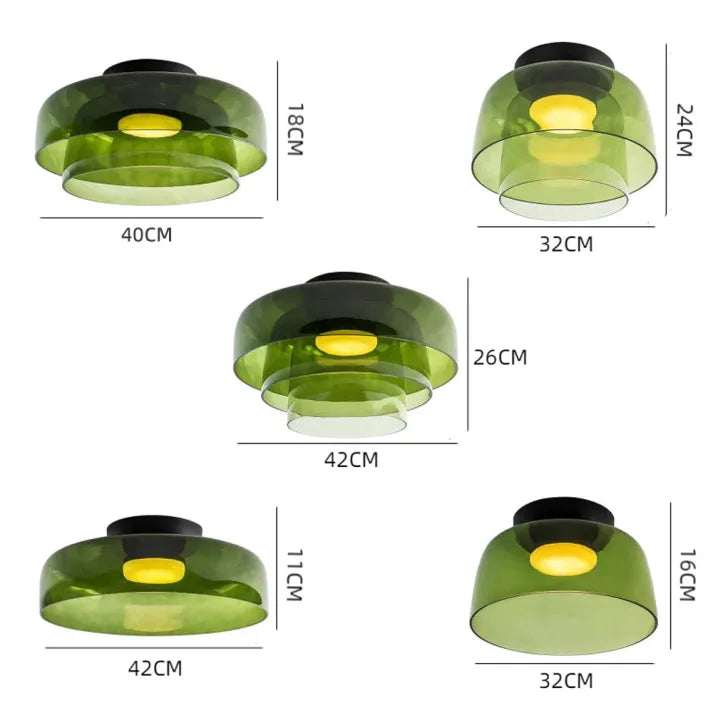 Garduru – Vintage-Inspirierte Glas-Deckenlampe für eine kühne, mittelalterliche Atmosphäre