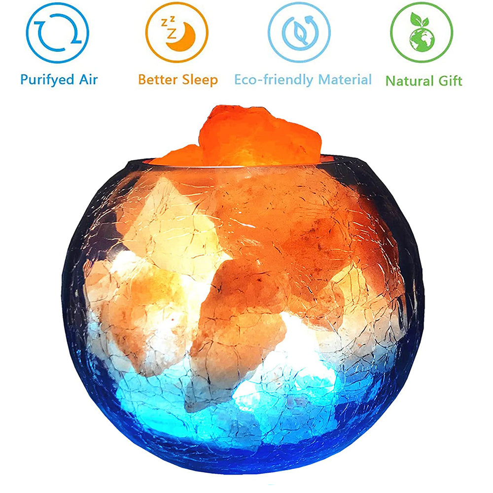 Himalaya Salzlampe USB – Handgefertigter Kristall für ein beruhigendes Licht