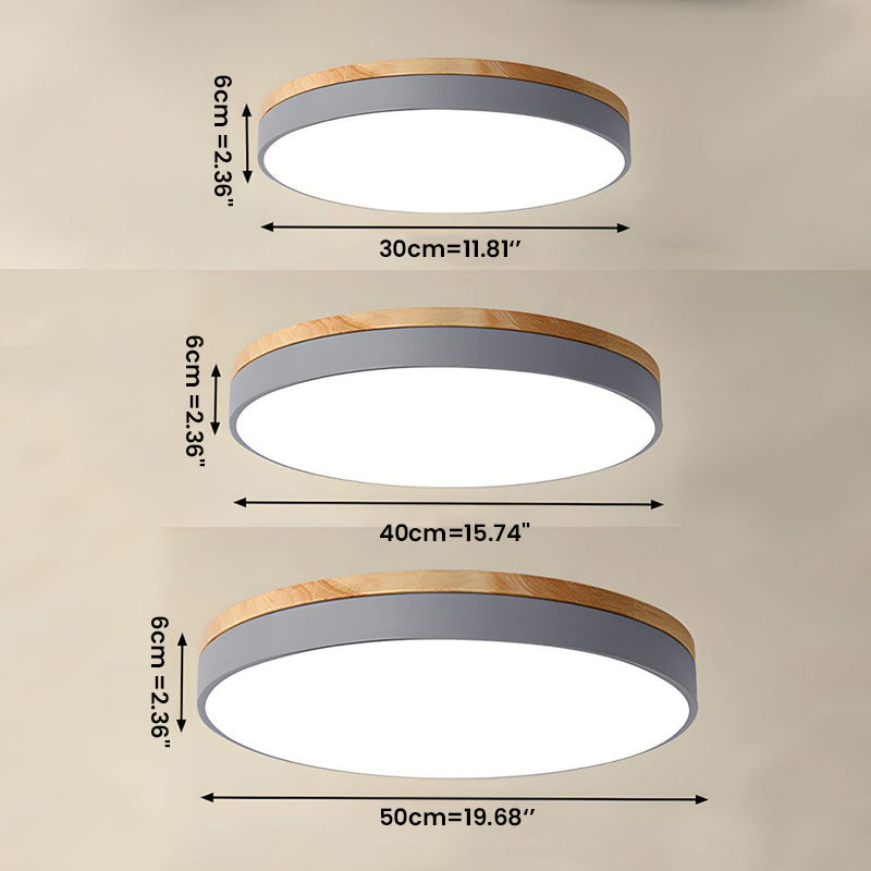 Royallure Organic Runde Flush Mount Deckenleuchte – Elegante LED-Leuchte für modernes Zuhause & Büro