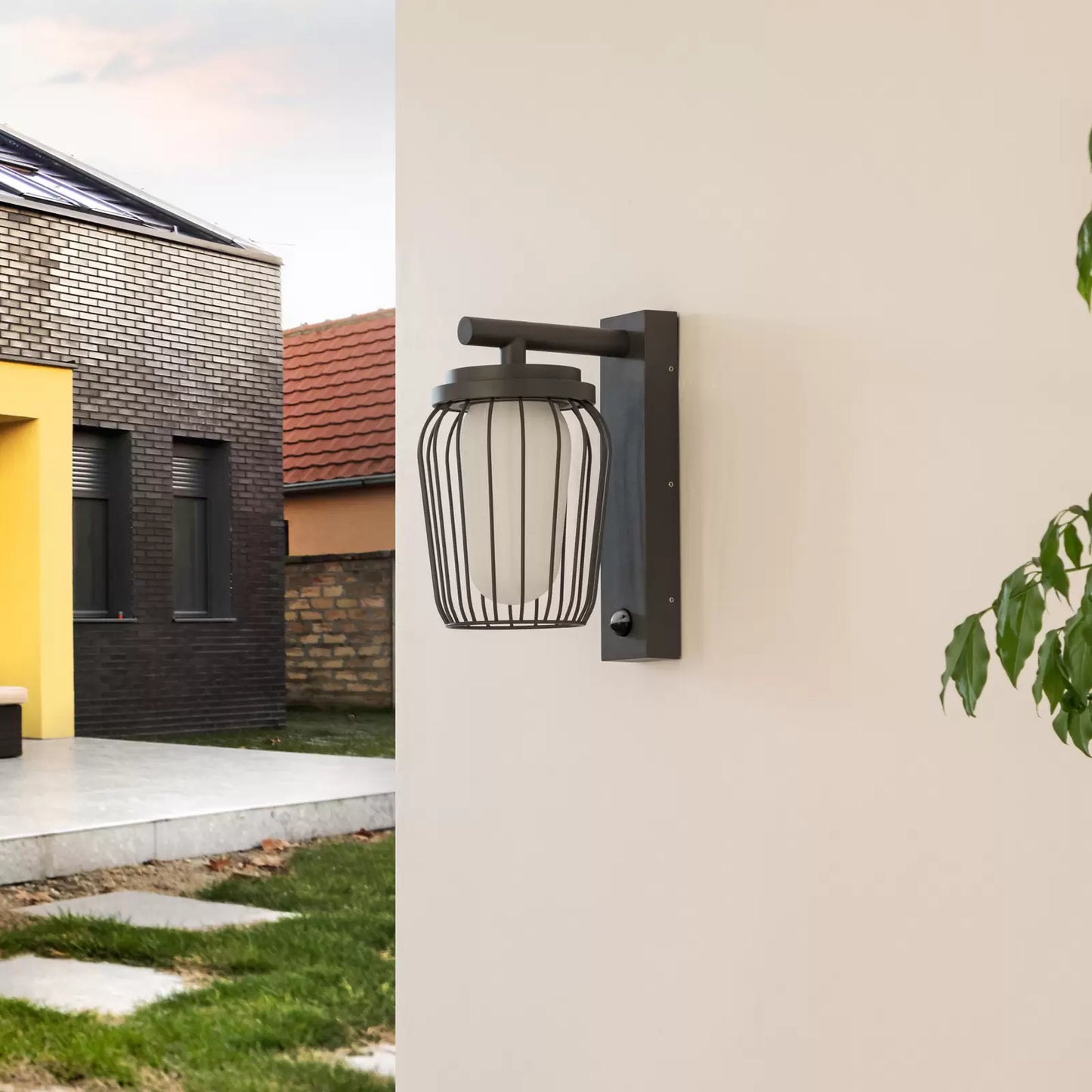 Aluminium Bewegungsmelder Außenlampe für Haus und Garten Sicherheit