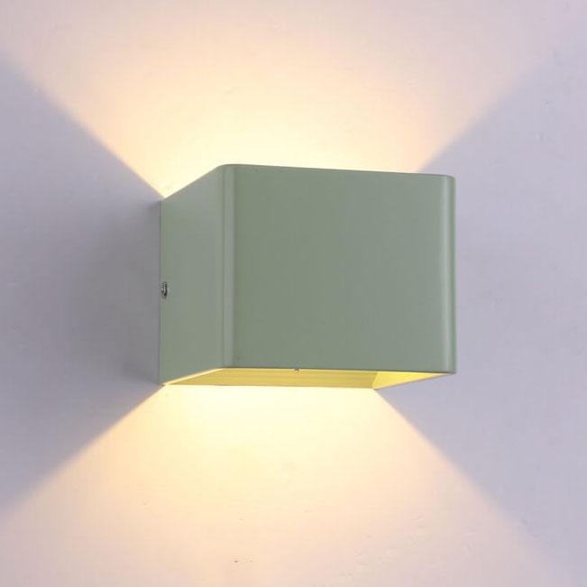 LuxorLight – Quadratische Aluminium LED Wandleuchte