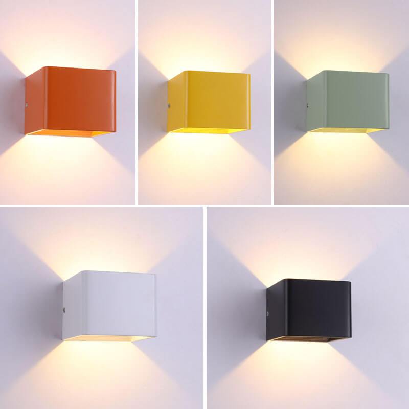 LuxorLight – Quadratische Aluminium LED Wandleuchte