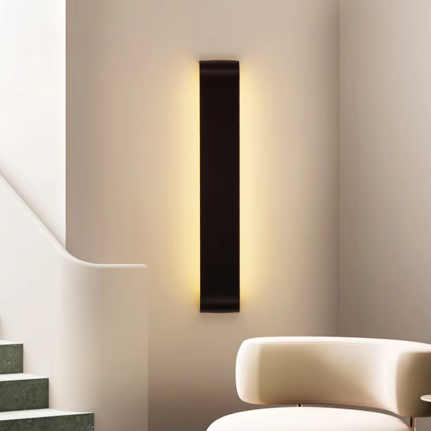 Nordic LED Wandleuchte - Moderne gebürstete Aluminium Innenwandleuchte