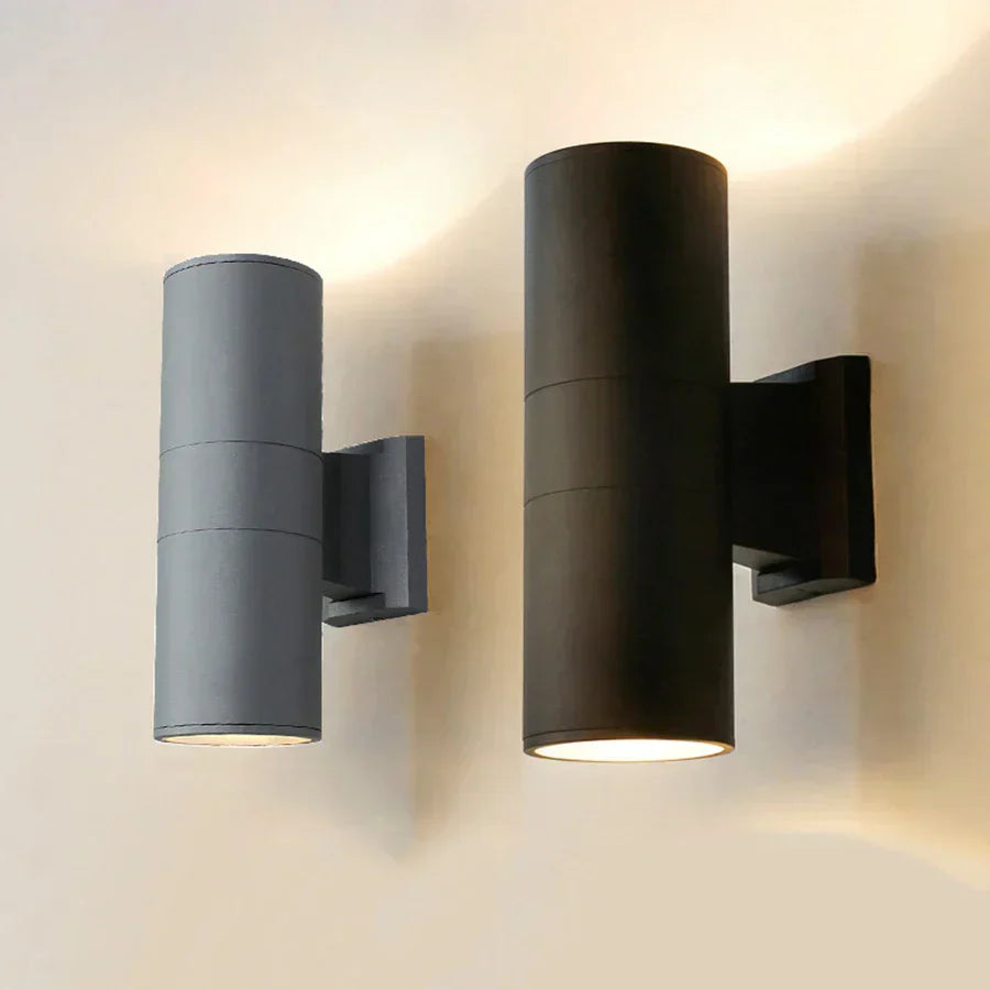 LumiAlu – Elegante Aluminium Außenwandlampe mit nachhaltiger LED-Beleuchtung