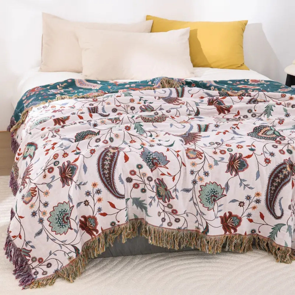 Liora Vintage Wendbare Weiche Decke