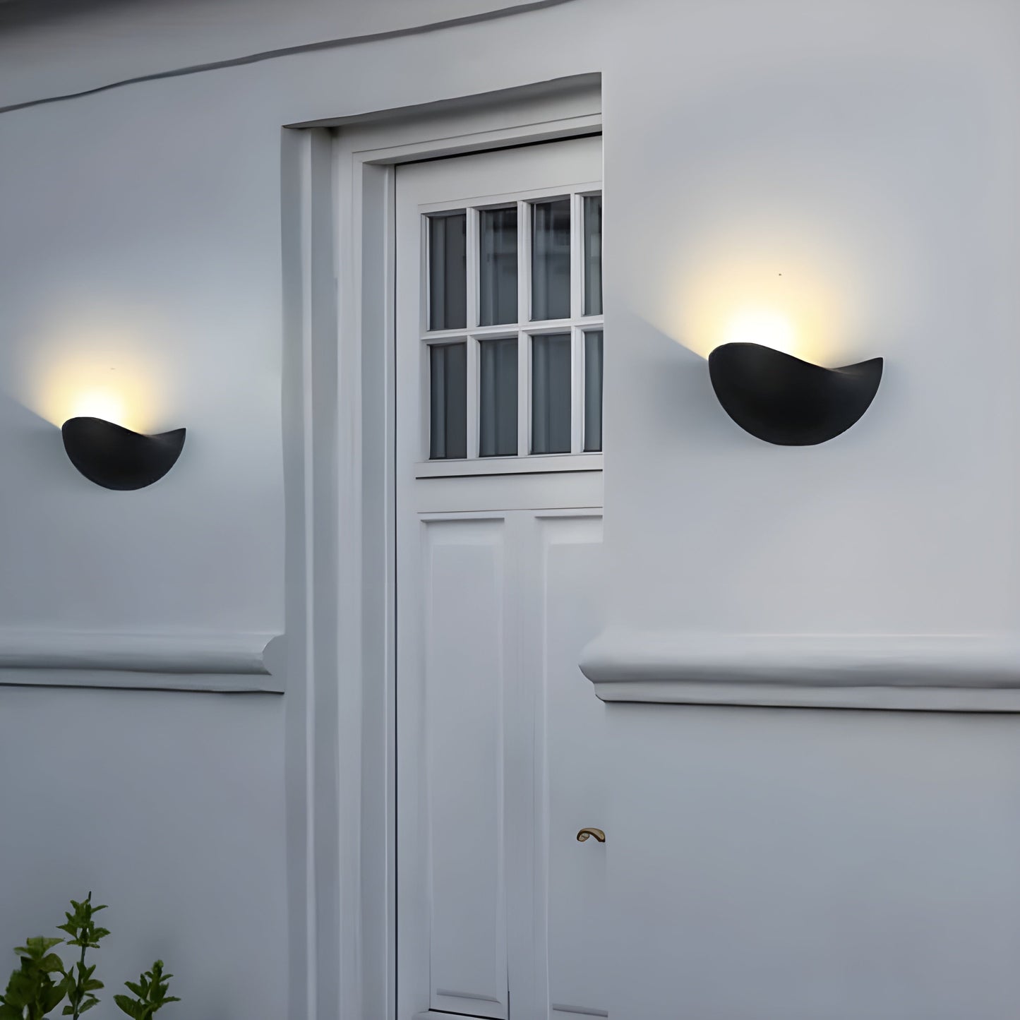 Garduru Light - Minimalistische halbkreisförmige LED-Wandleuchte