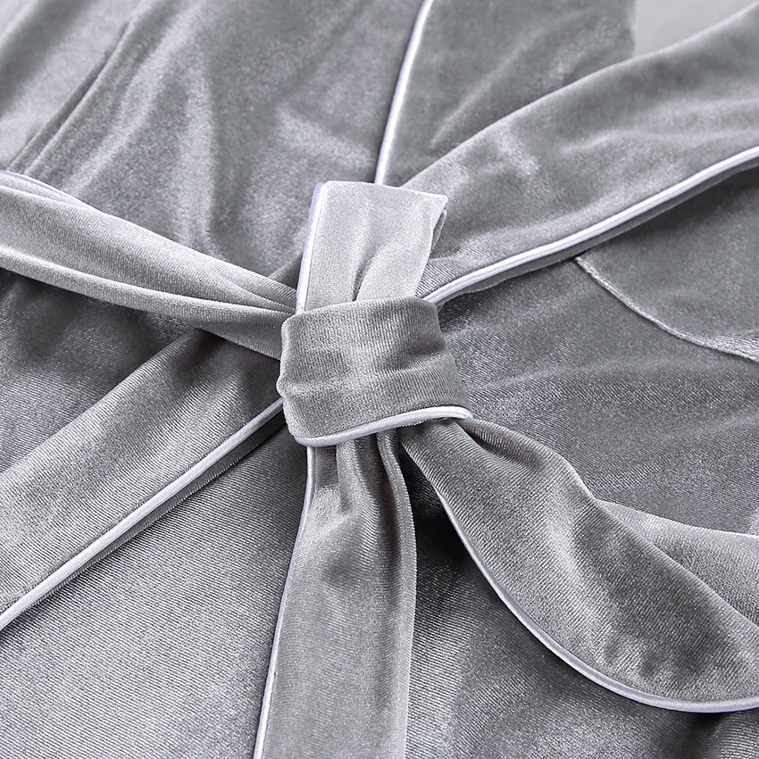 Luxuriöses Samt Pyjama-Set