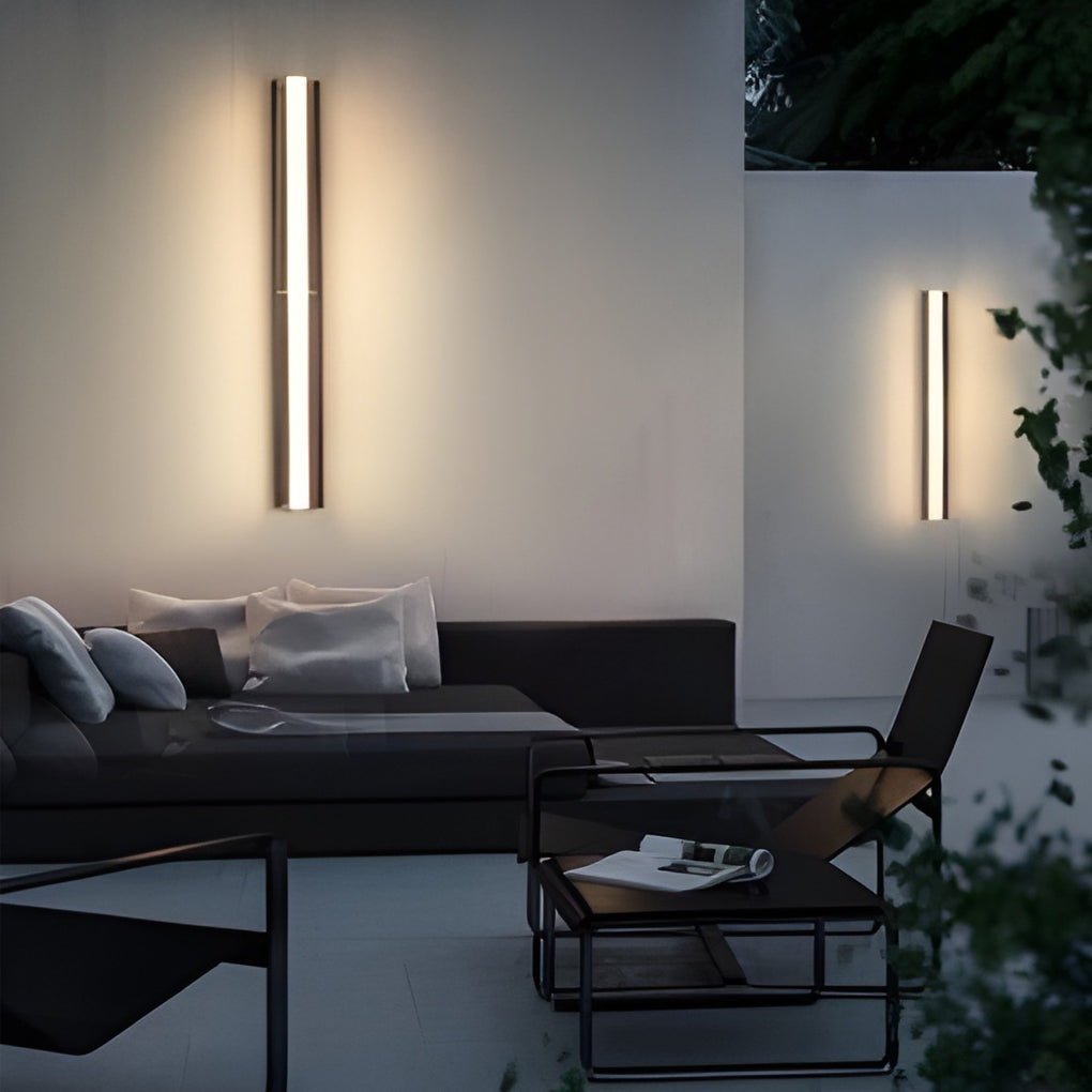 Moderne Solar-LED-Wandleuchte