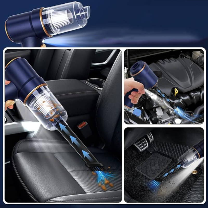 TurboClean | Kabelloser, leistungsstarker 2-in-1 Autostaubsauger