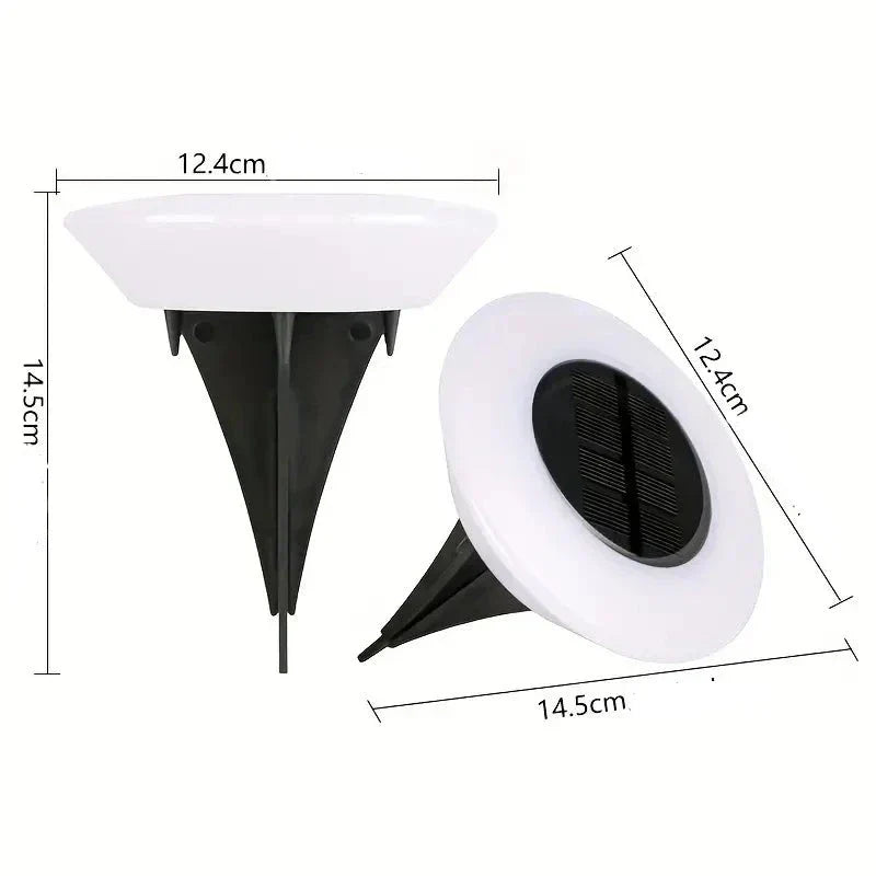 Garduru & Funktionale Solar-Grundlampen - 4 Stück | GardenGlow