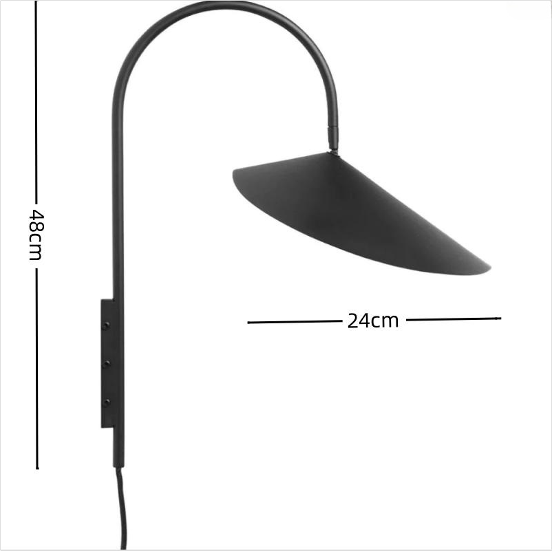 Wandleuchte Moderne Eisen Blatt Stil Lampe