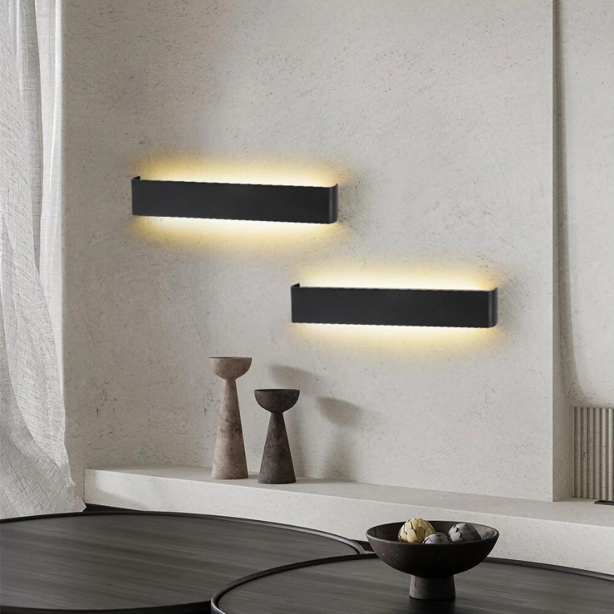 Nordic LED Wandleuchte - Moderne gebürstete Aluminium Innenwandleuchte