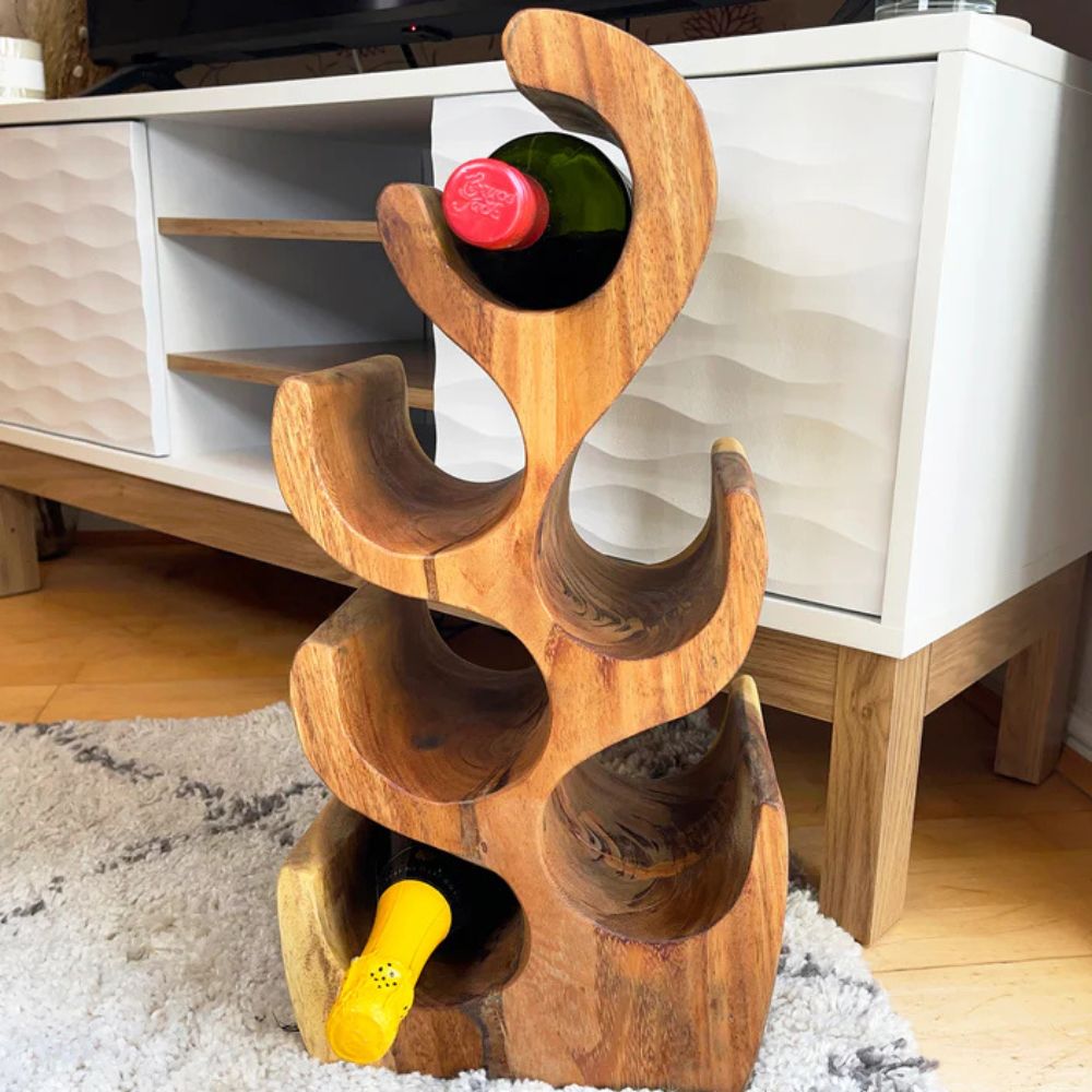 Garduru Weinregal aus Holz – Stilvolle Aufbewahrung für Weine