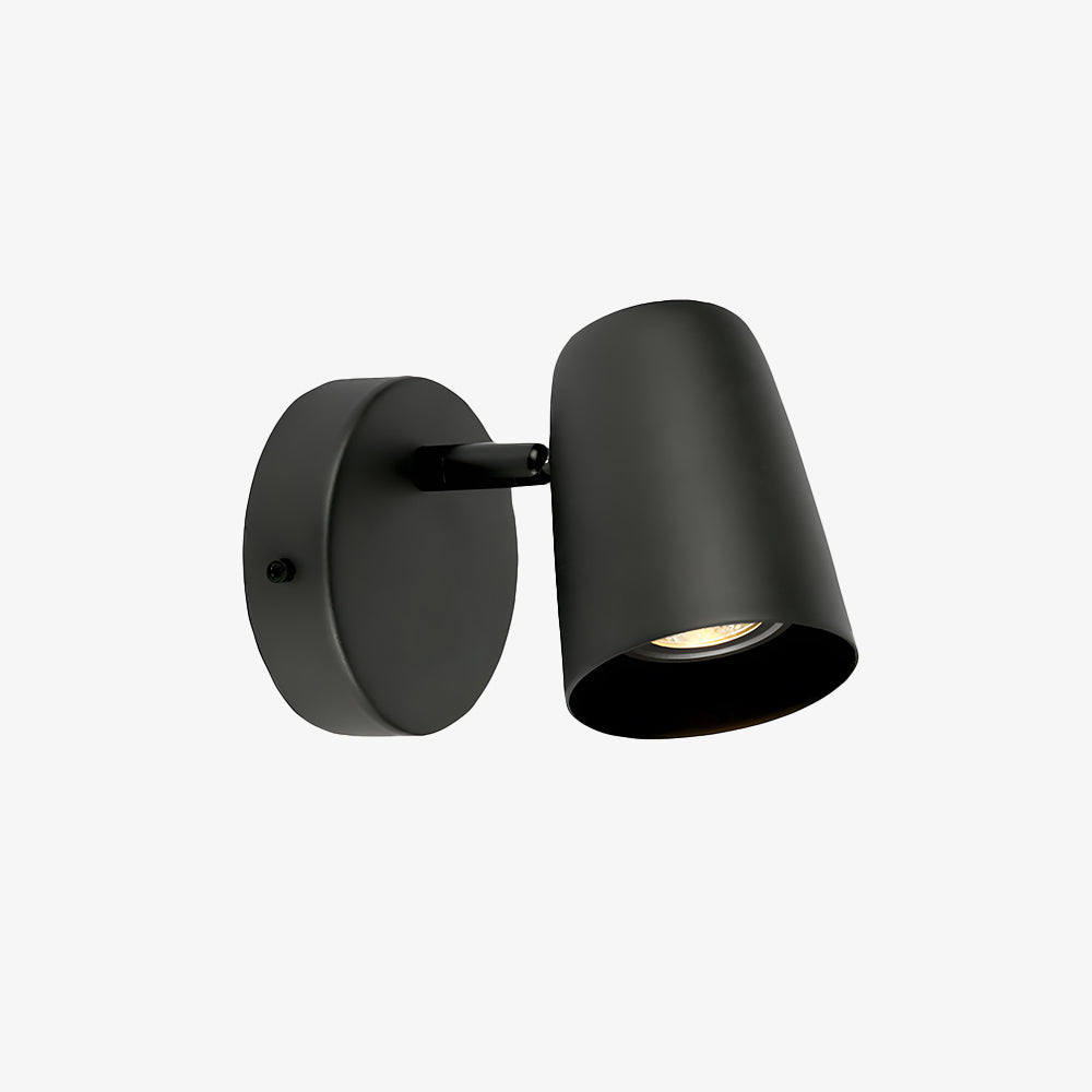 Moderne Minimalistische Eisen Wandlampe – Verstellbare Spotlight Wandleuchte für Schlafzimmer und Wohnzimmer, Langlebiges Design