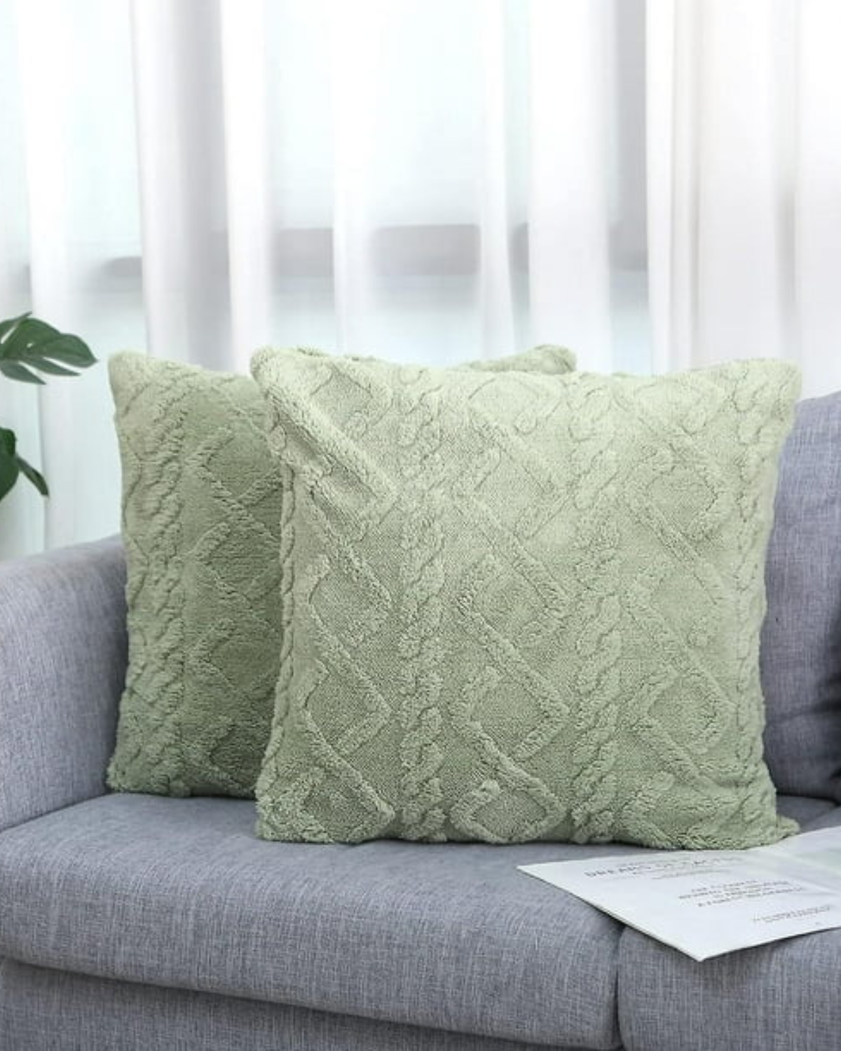ZenWeave – Luxuriöses Reliefkissen mit subtiler geometrischer Gestaltung für einen stilvollen Innenraum