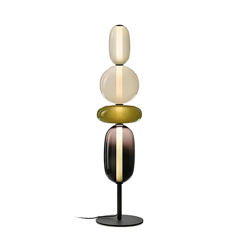 Bunte Glas-Stehlampe für Wohnzimmer, Büro oder Schlafzimmer Dekor