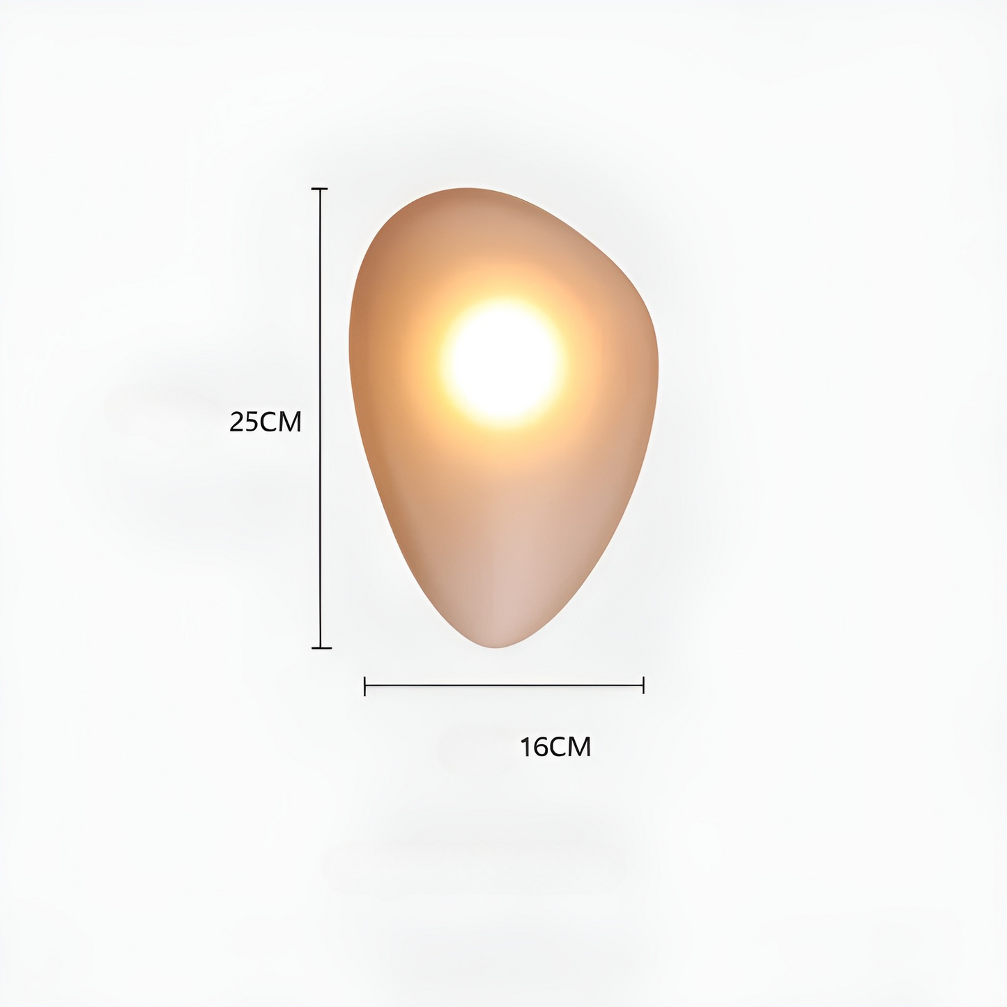 Garduru Light – Nordische Kieselstein-Style LED-Wandleuchte
