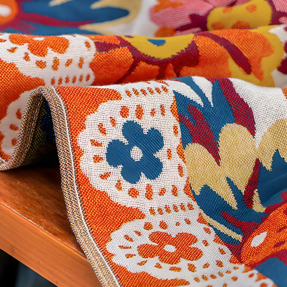 Blumen Fiesta Badetuch