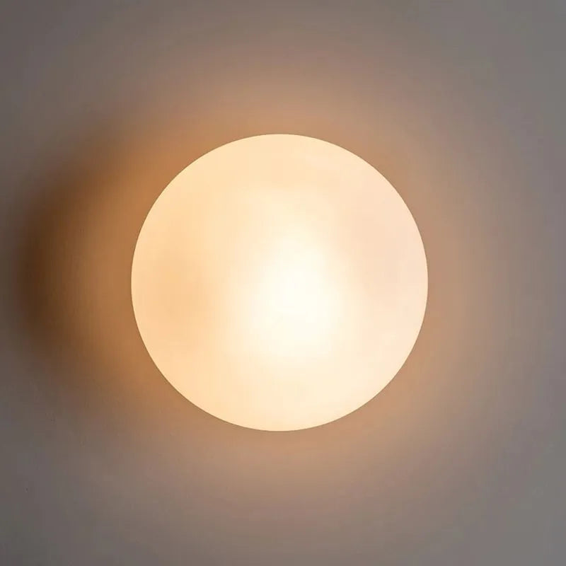 Wandleuchte Moderne Glas Globuslampe