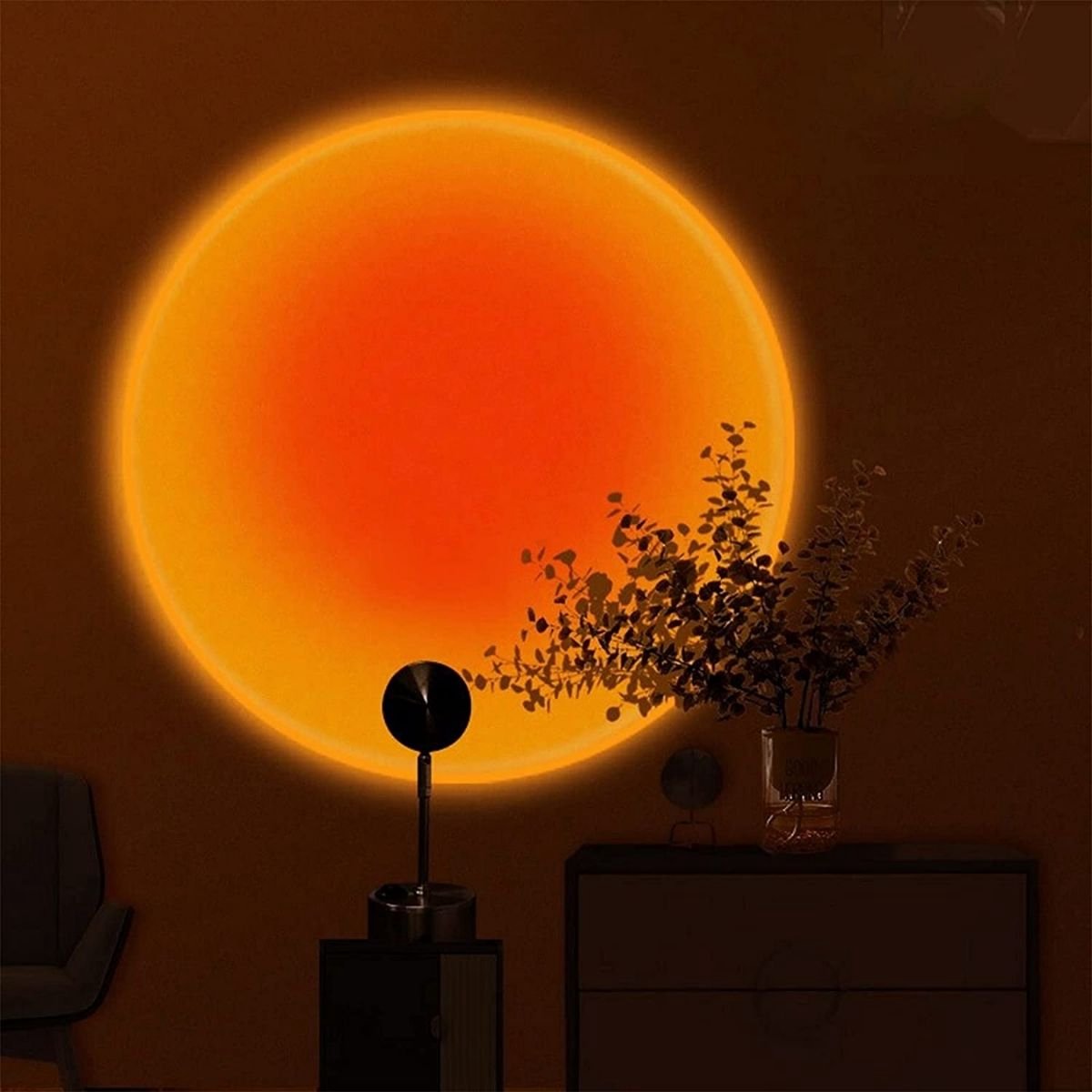 LED Tischlampe mit Sonnenuntergangseffekt | SunsetGlow