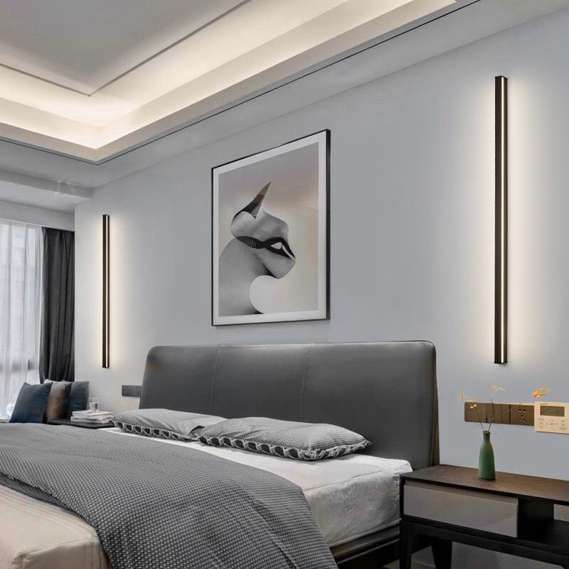 Garduru - Minimalistische lineare Wandlampe LED Stimmungsbeleuchtung